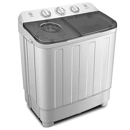 Portable Washing Machine Spin Dryer Compact Twin Durable Sturdy Heavy Duty Versatile 17 pound Capacity for Home Apartment Washer Combo Laundry Room Indoor Outdoor Clothes Household Hotel Dorm