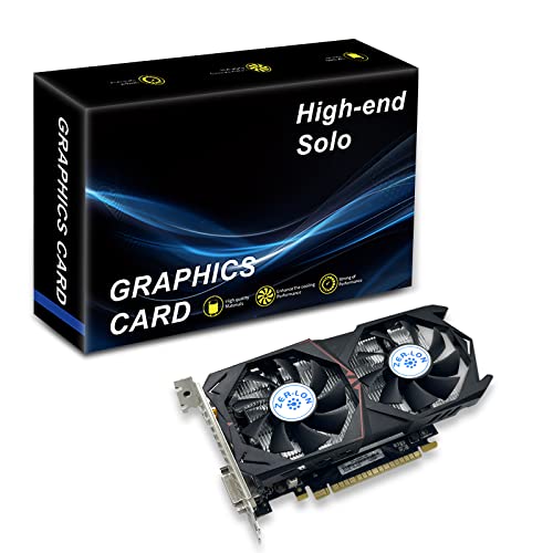 ZER-LON GeForce GTX 1050 Ti Graphics Card, 4GB 128-Bit GDDR5 PCI Express 3.0 x16, DVI-D/HDMI/DP Tri-Ports, G-Sync, GPU Boost, DirectX 12, Gaming Video Card, Desktop PC GPU with Dual Cooling Fans