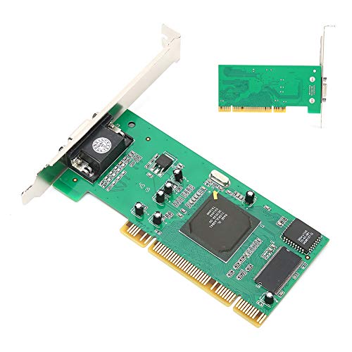 8MB Graphics Card VGA PCI 32Bit for Server, Industrial Computer Multi-Display for ATI Rage XL, 32Bit PCI VGA Video Card, 64Bit PCI-X Universal Video Card for Desktop Computers