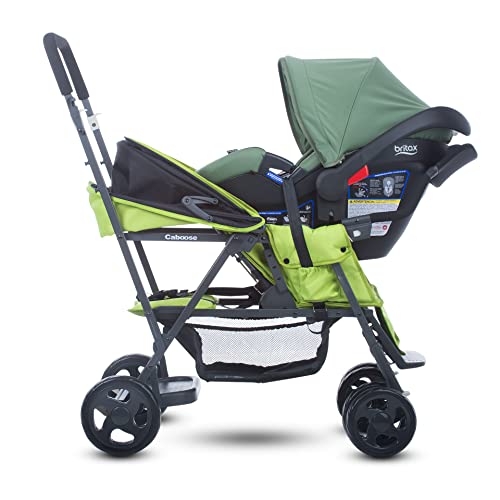 Joovy Caboose Graphite Stroller, Stand on Tandem, Sit and Stand, Appletree