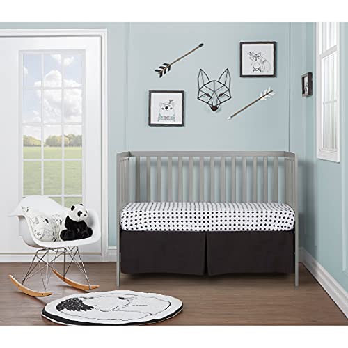 Dream On Me Synergy 5-in-1 Convertible Crib in Cool Grey, Greenguard Gold Certified