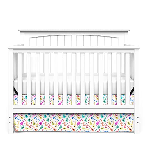 Child Craft Sheldon 4-in-1 Convertible Crib, Matte White