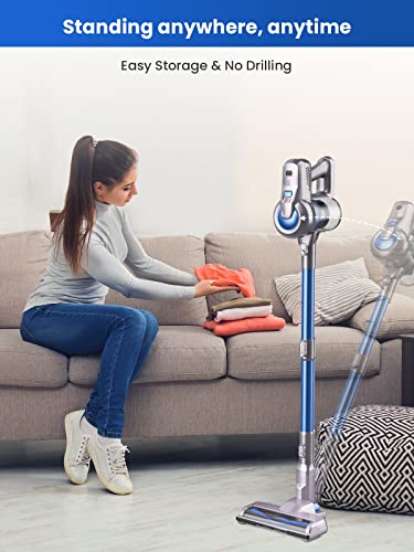 Greenote Cordless Vacuum Cleaner, 23000PA Stick Vacuum 4 in 1, 200W with Dual Digital Motor LED Headlights, 35 Mins Runtime, Handheld Lightweight Vacuum for Home Hard Floor Carpet Pet Car
