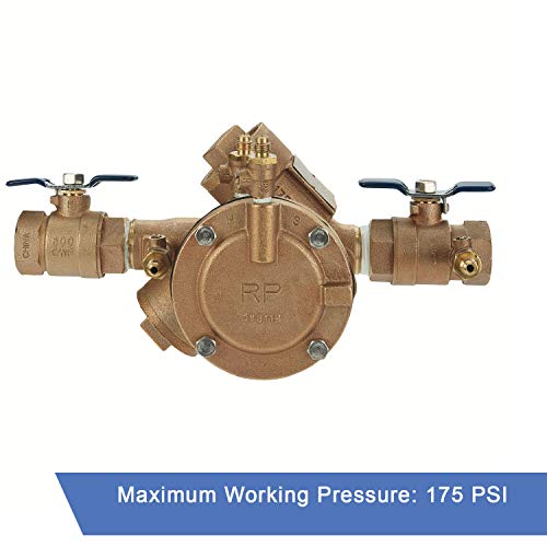 Febco 825EBV Reduced Pressure Zone Assembly, Quarter Turn Shutoff, 1 Inch