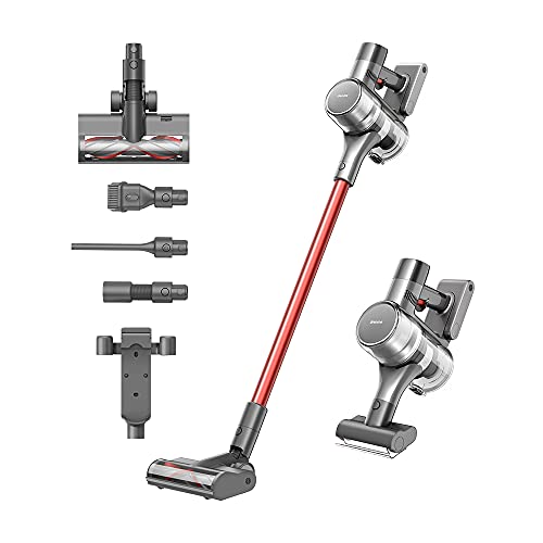 Dreametech T20 Cordless Stick Vacuum, Household Vacuum Cleaner with 25kpa Powerful Suction for Home Hard Floor Pet Hair…