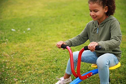 Kids Outdoor Backyard Playground Seesaw: Swivels and Rotates 360 Degrees Teeter Totter at Home for Youth Junior Age 3 4 5 6 7 8