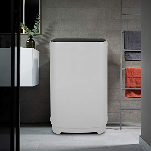 Tinfancy Portable Washer and Dryer Combo - 15.5 LBs 1.7 Cu.ft Compact Washing Machine and Dryer, 2-in-1 Automatic Small Laundry Appliances with Drain Pump for Apartment RV Dorm, 10 Programs 8 Water Level