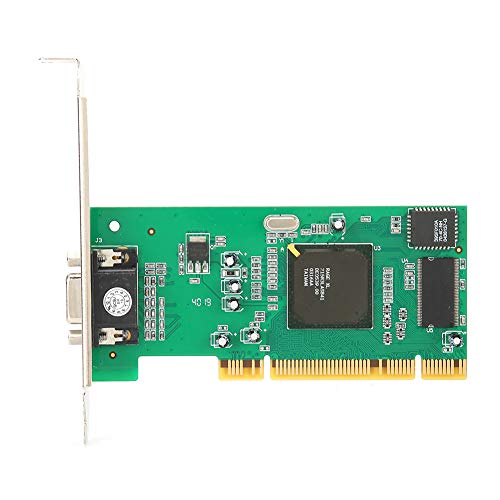 8MB Graphics Card VGA PCI 32Bit for Server, Industrial Computer Multi-Display for ATI Rage XL, 32Bit PCI VGA Video Card, 64Bit PCI-X Universal Video Card for Desktop Computers