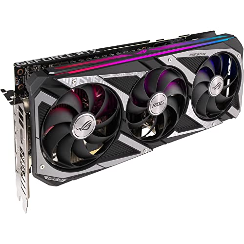ASUS ROG Strix NVIDIA GeForce RTX 3050 OC Edition Gaming Graphics Card - PCIe 4.0, 8GB GDDR6, HDMI 2.1, DisplayPort 1.4a, Axial-tech Fan Design, 2.7-Slot, Super Alloy Power II, GPU Tweak II
