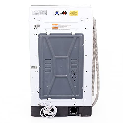 Avanti STW16D0W Portable Washing Machine 1.6 Cu. Ft. Capacity, Top Loading with Hot and Cold Water Inlets, 6 Cycles, Compact for Apartments Dorms and RVs, White