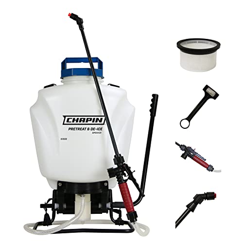 Chapin 61808 4-Gallon Pre-Treat and Ice Melt Backpack Sprayer