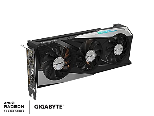 GIGABYTE Radeon RX 6750 XT Gaming OC 12G Graphics Card, WINDFORCE 3X Cooling System, 12GB 192-bit GDDR6, GV-R675XTGAMING OC-12GD Video Card