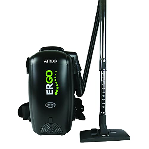 Atrix HEPA Backpack Vacuum, Premium Bundle, Black