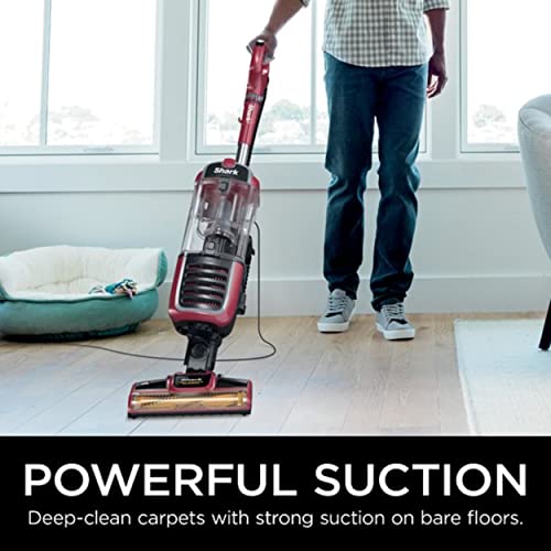 Shark Navigator CU500 Upright Vacuum with Self-Cleaning Brushroll Lift-Away TruePet Upright Corded Bagless Vacuum for Carpet and Hard Floor with Hand Vacuum and Anti-Allergy Seal (Renewed)