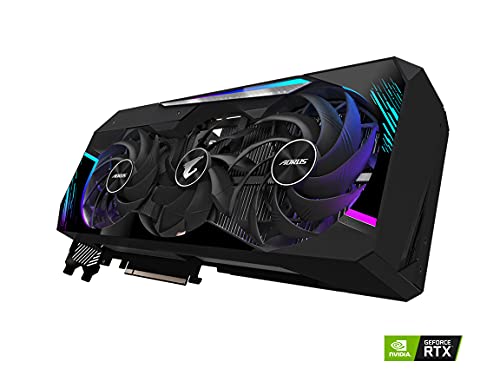 GIGABYTE AORUS GeForce RTX 3080 Ti Master 12G Graphics Card, Max Covered Cooling, 12GB 384-bit GDDR6X, GV-N308TAORUS M-12GD Video Card