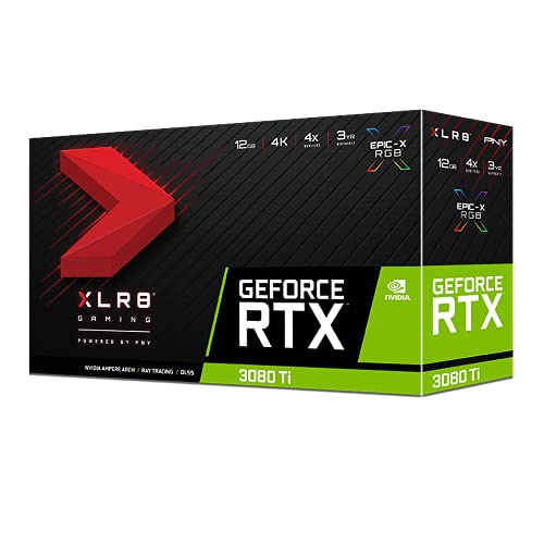 PNY GeForce RTX™ 3080 Ti 12GB XLR8 Gaming Revel Epic-X RGB™ Triple Fan Graphics Card
