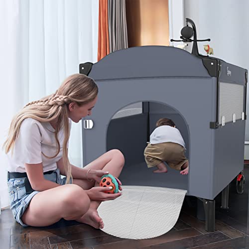 Baby Bedside Sleeper Bassinet, Portable Baby Bedside Crib, Adjustable Bed Side Co Sleeper, 2022 Upgrade Bedside Bassinet, More Stable & Comfortable