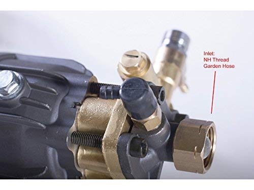 Canpump Pressure Washer Axial Pump, 2700 psi at 3.0 gpm, 3/4-inch Horizontal Shaft