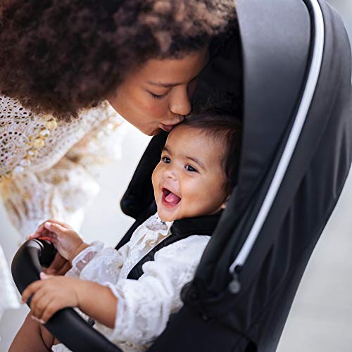 Stokke Xplory X, Golden Yellow - Luxury Stroller - Adjustable for Both Baby & Parents’ Comfort - Padding, Harness & Reflective Zipper for Added Safety - Folds in One Step