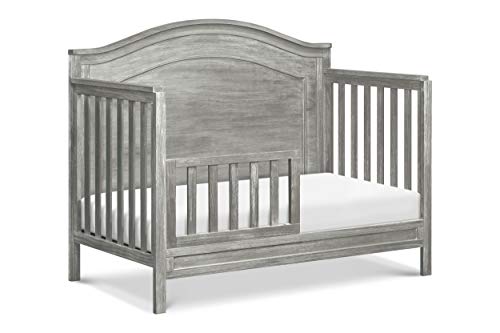 DaVinci Charlie 4-in-1 Convertible Crib in Cottage Grey, Greenguard Gold Certified