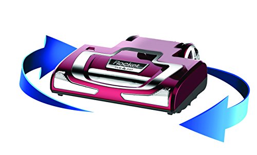 Shark HV322 Rocket Pet Plus Corded Stick Vacuum with LED Headlights, XL Dust Cup, Lightweight, Perfect for Pet Hair Pickup, Converts to a Hand Vacuum, with (2) Pet Attachments, Bordeaux/Silver