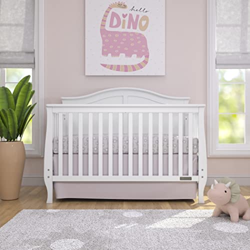 Child Craft Camden 4-in-1 Convertible Crib, Matte White