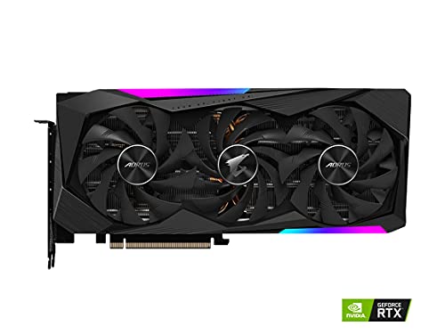 GIGABYTE AORUS GeForce RTX 3070 Master 8G (REV2.0) Graphics Card, 3X WINDFORCE Fans, 8GB 256-bit GDDR6, GV-N3070AORUS M-8GD REV2.0 Video Card