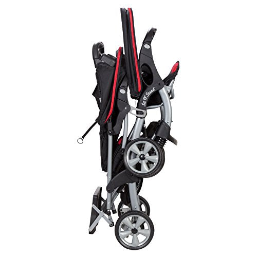 Baby Trend Sit n Stand Double Stroller, Optic Red
