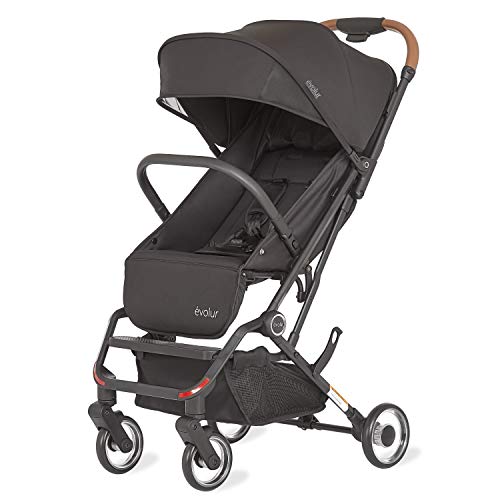 Evolur Urban Nimble Stroller, Black (465-BLK)