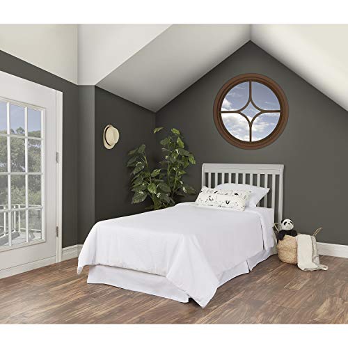 Dream On Me Aden 4-in-1 Convertible Mini Crib in Grey, Greenguard Gold Certified