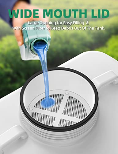 KIMO 4 Gallon Garden Sprayer, 72PSI Backpack Sprayer, 20V 2.0Ah Battery Powered Sprayer w/ 6 Nozzles & Metal Wand, No Manual Pump Electric Sprayer, Sprayers in Lawn and Garden for Weeding, Cleaning