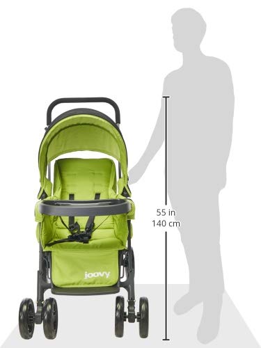 Joovy Caboose Graphite Stroller, Stand on Tandem, Sit and Stand, Appletree