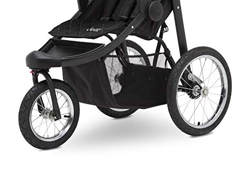 Jeep Deluxe Patriot Open Trails Jogging Stroller by Delta Children, Charcoal Tracks