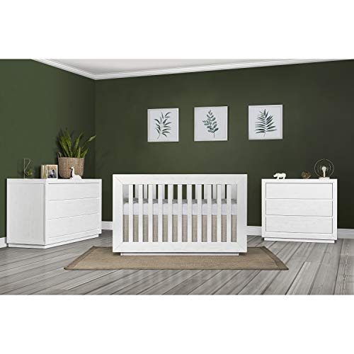 Evolur Maddox Modern Crib, Weathered White