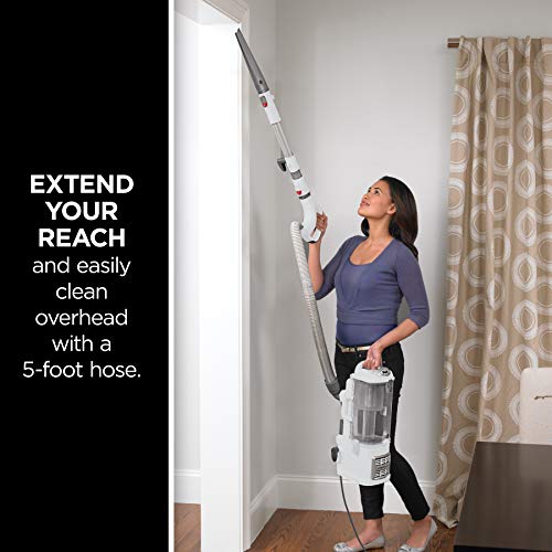 Shark NV356E S2 Navigator Lift-Away Professional Upright Vacuum with Pet Power Brush and Crevice Tool, White/Silver