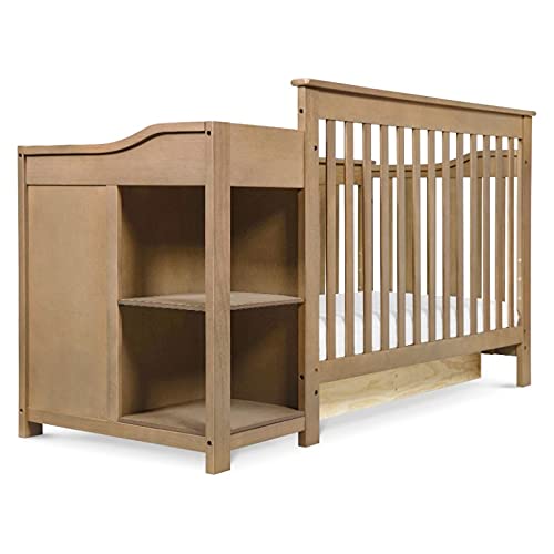 DaVinci Piedmont 4-in-1 Crib and Changer Combo in Hazelnut