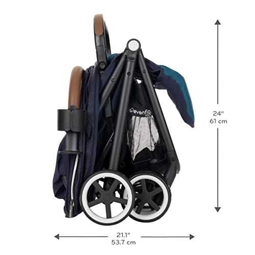 Evenflo Gold Gold Otto Self-Folding Lightweight Travel Stroller (Sapphire Blue), (18812312)