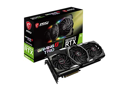 MSI Gaming GeForce RTX 2080 Ti GDRR6 352-bit HDMI/DP/USB Ray Tracing Turing Architecture Graphics Card (RTX 2080 TI Gaming X Trio) (Renewed)