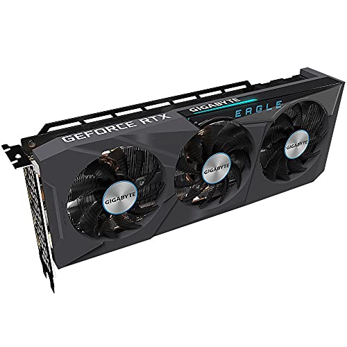 GIGABYTE GeForce RTX 3070 Ti Eagle OC 8G Graphics Card, WINDFORCE 3X Cooling System, 8GB 256-bit GDDR6X, GV-N307TEAGLE OC-8GD Video Card