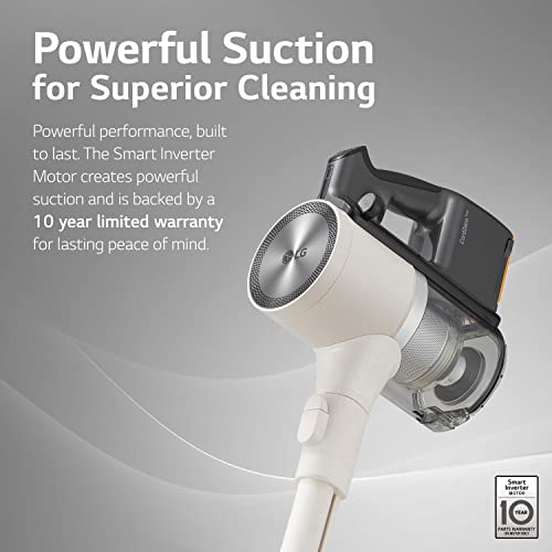LG CordZero Auto Empty Cordless Stick Vacuum Cleaner Wet Mop All in One Tower, Extra Removable Battery, Up to 120 Min, Handheld, Powerful Suction, Hard Floor, Carpet, Car, Pet Hair, A939KBGS