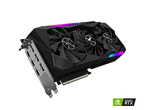 GIGABYTE AORUS GeForce RTX 3070 Master 8G (REV2.0) Graphics Card, 3X WINDFORCE Fans, 8GB 256-bit GDDR6, GV-N3070AORUS M-8GD REV2.0 Video Card