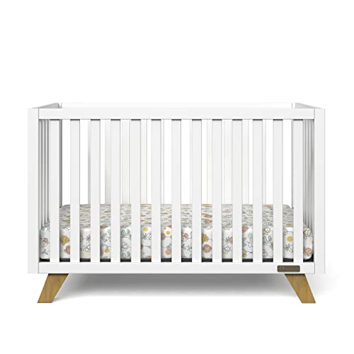 Child Craft SOHO 4-in-1 Convertible Crib by Child Craft, White/Natural