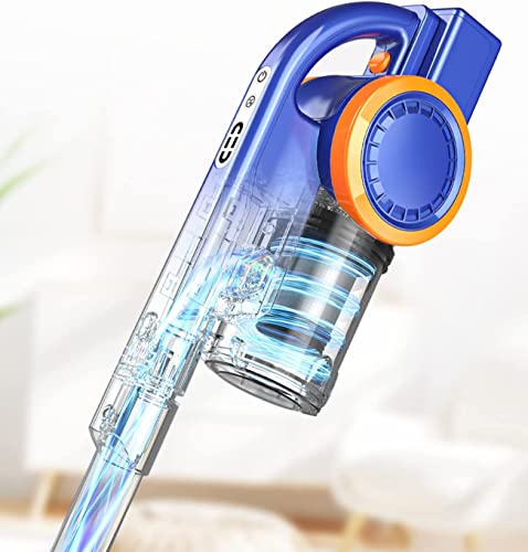 Cordless Vacuum Cleaner, 23000Pa Powerful Suction Stick Vacuum, 50Mins Runtime Cordless Vacuum with Ultra-Quiet Lightweight Vacuum for Home Hardwood Floor Carpet Pet Cleaning