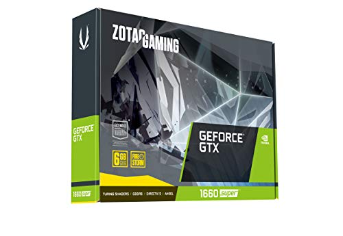 ZOTAC Gaming GeForce GTX 1660 Super 6GB GDDR6 192-bit Gaming Graphics Card, Super Compact, ZT-T16620F-10L