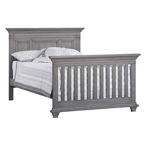 Oxford Baby Westport 4 in 1 Convertible Crib, Dusk Gray