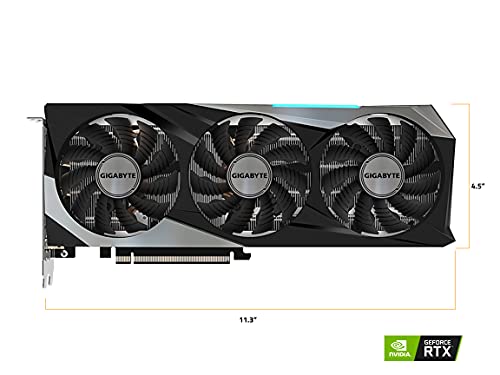 GIGABYTE GeForce RTX 3070 Gaming OC 8G (REV2.0) Graphics Card, 3X WINDFORCE Fans, LHR, 8GB 256-bit GDDR6, GV-N3070GAMING OC-8GD REV2.0 Video Card