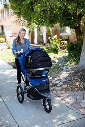 Joovy Zoom 360 Ultralight Jogging Stroller, Large Canopy, Lightweight Jogger, Extra Large Air Filled Tires, Blueberry