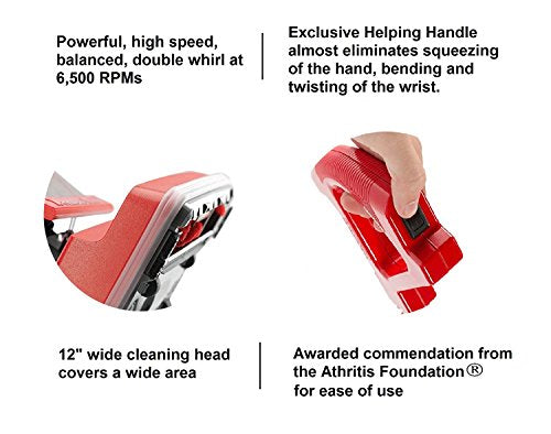 Oreck Commercial U2000R-1 120 V Red/Gray Upright Vacuum Bundle with Genuine 6 Oreck Bags