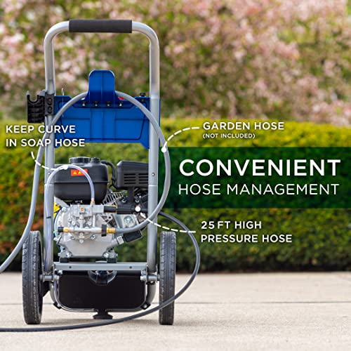 Westinghouse WPX3400 Gas Pressure Washer, 3400 PSI and 2.6 Max GPM, Onboard Soap Tank, Spray Gun and Wand, 5 Nozzle Set, CARB Compliant, for Cars/Fences/Driveways/Homes/Patios/Furniture