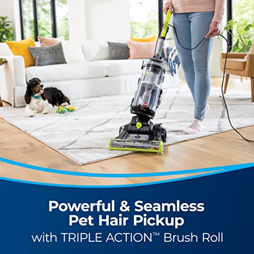 BISSELL CleanView Swivel Pet Reach Vacuum Cleaner, Full-Size, Black